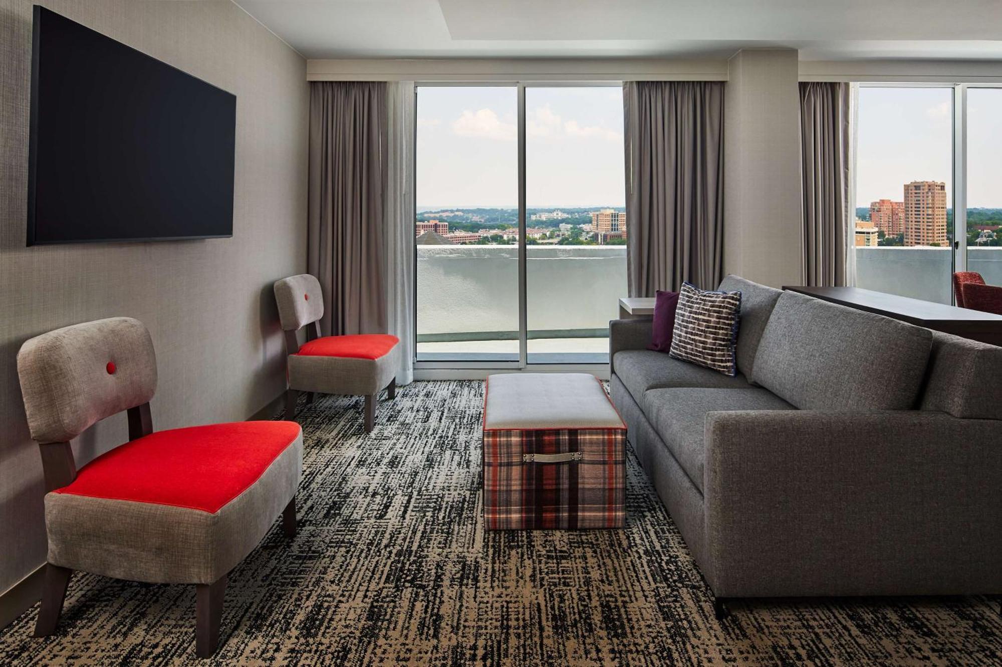 Presidential King Suite Plaza View